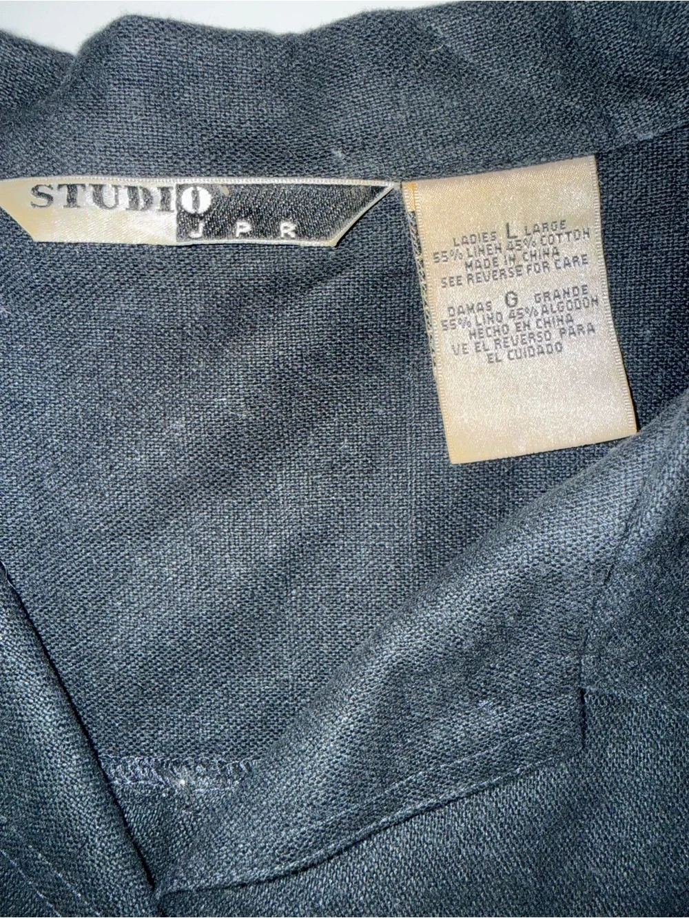 Studio Black Short-Sleeve Shirt Jacket